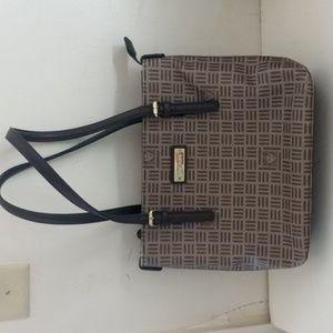 Anne Klein Signature print handbag Brown